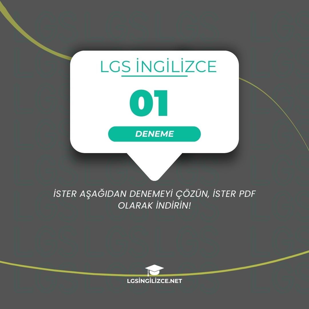 LGS DENEME 01 – QUIZ – ÇÖZÜME HAZIR + PDF